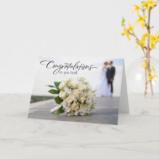 Huwelijkskaart Kaart (Gele Bloem)