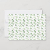 Huwelijkskaart met foto Bedankkaart met goud blad (Achterkant)