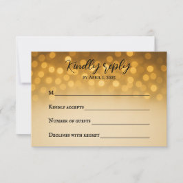 Huwelijkskaart RSVP Starlight Vow Kaartje