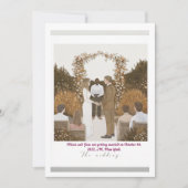 Huwelijkskaart Save The Date (Voorkant)