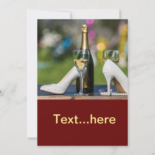 Huwelijkskaart Uitnodiging (Voorkant)