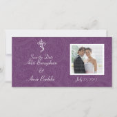 Huwelijkskaart Vighneshvara Save the Date Foto Kaa (Voorkant)