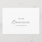 Huwelijkskaart voor mijn bruidsmeisje kaart (Voorkant)