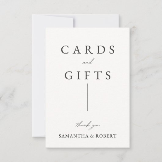 Huwelijkskaarten en -cadeauschild (Voorkant)