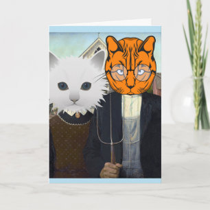 Huwelijkskaarten voor katten kaart