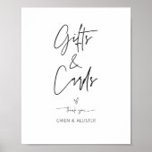 Huwelijkskaarttafel Ontvangst Poster G400 (Voorkant)