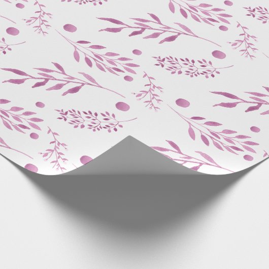 Huwelijkskado-verpakkings papier met mooie paarse (Hoek)