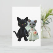 Huwelijkskatten Save The Date (Staand voorkant)