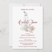 Huwelijkskleding Herfst Vrijgezellenfeest Kaart (Voorkant)