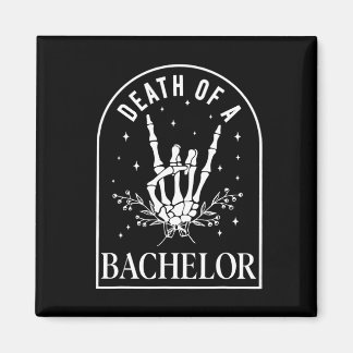 Huwelijkskleding voor bruidegom met skelet en goti magneet