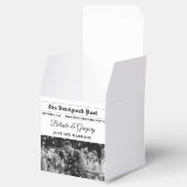Huwelijkskrant Leuk Zwart & Wit Foto Bruiloft Bedankdoosjes (Geopend)