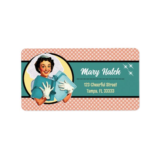 Huwelijkslabels voor gelukkige bruid etiket (Voorkant)