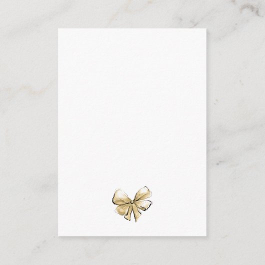 Huwelijkslepel Vork Bruidsbeurs Recept Verzoek Informatiekaartje (Achterkant)