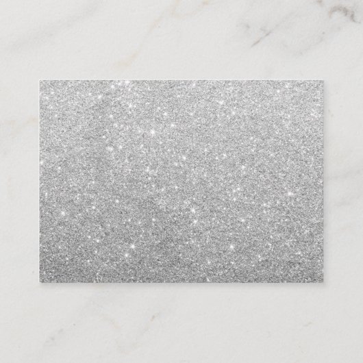 Huwelijkslied Verzoek Modern Zilver Cassette-inzet Informatiekaartje (Achterkant)