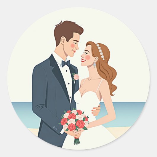 Huwelijksliefde Stickers (Voorkant)