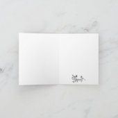 Huwelijksliefdesvogels bedankkaartjes bedankkaart (Binnen)