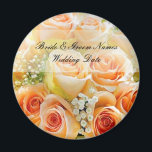 Huwelijksmagneet Favor sjabloon Magneet<br><div class="desc">Overeenkomende items beschikbaar.</div>