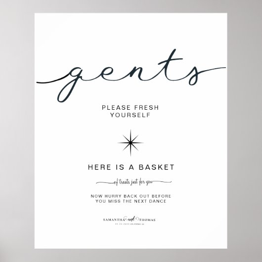 Huwelijksmakelaars Badkamermand Poster (Voorkant)