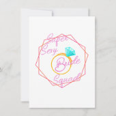 Huwelijksmeisje kaart (Voorkant)