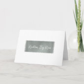 Huwelijksmeisje kaart met gratis jurk (Achterkant)