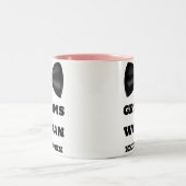 Huwelijksmeisje Naam Bruidegom Vrouw Trouw Mokken (Center)