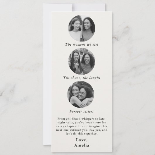 Huwelijksmeisje Voorstel Fotokaart met Herinnering Save The Date (Achterkant)