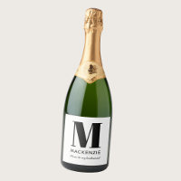 Huwelijksmeisje Voorstel Monogram Naam