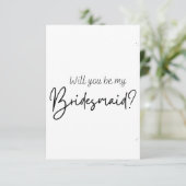 Huwelijksmeisje voorstelkaart  save the date (Staand voorkant)