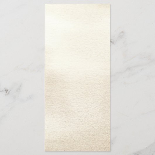 Huwelijksmenu kaart of Bruiloft Menu Kaart (Achterkant)