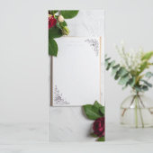 huwelijksmenu menu (Staand voorkant)