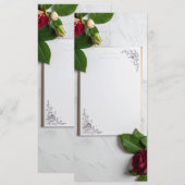 huwelijksmenu menu (Voorkant / Achterkant)