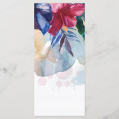 Huwelijksmenu | WATERVERVEN Menu (Achterkant)