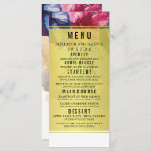 Huwelijksmenu | WATERVERVEN Menu (Voorkant / Achterkant)