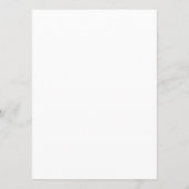 Huwelijksmenu's Menu (Achterkant)
