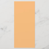 Huwelijksmenu's Menu (Achterkant)