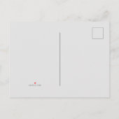 Huwelijksmenu's Uitnodiging Briefkaart (Achterkant)