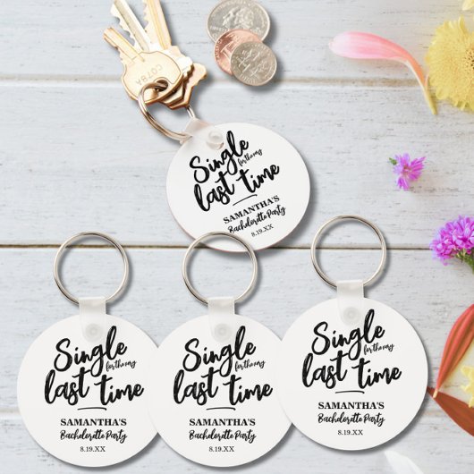 Huwelijksondertrouwfeest cadeautje sleutelhanger