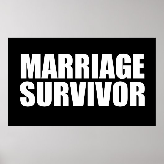 Huwelijksoverlevende Poster (Voorkant)