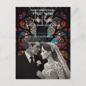 Huwelijkspaar gepersonaliseerde cadeau-ideeën briefkaart (Voorkant)