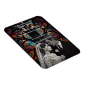 Huwelijkspaar gepersonaliseerde cadeau-ideeën magneet (Rechterzijde)