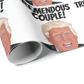 Huwelijkspapier van Donald Trump Cadeaupapier (Rol Hoek)