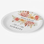 Huwelijkspapieren Borden Papieren Bordje (Gekanteld)