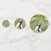 Huwelijkspartij Custom Gezicht Foto Confetti (Achterkanten)