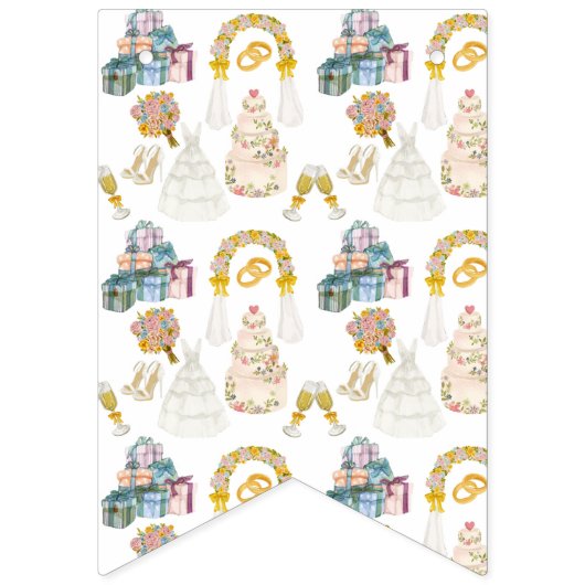 huwelijkspatroon - vlaggetjes (Eerste vlag)