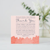 Huwelijksplaats Instelling Plaatskaart Bedankberic (Staand voorkant)