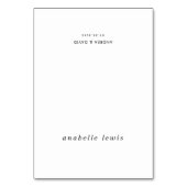 Huwelijksplaatskaart met script en bewerkbare gast kaart (Voorkant)