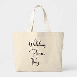 Huwelijksplanner Cadeau,Huwelijksplanner Tote , Hu Grote Tote Bag