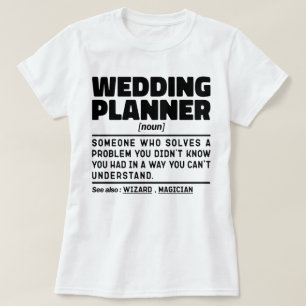 Huwelijksplanner zelfstandig naamwoord Trouworgani T-shirt