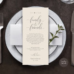 Huwelijksplek setting Bedankt Modern Classy Kaart<br><div class="desc">Deel de liefde en het show van uw waardering voor uw gasten, wanneer ze gaan zitten aan hun stoel en lees deze gepersonaliseerde charmante bedankplaatskaart. Het is een geweldige manier om je speciale dag te vieren! Deze kaart zet de toon voor een onvergetelijk evenement. De bedankkaart is voorzien van een...</div>