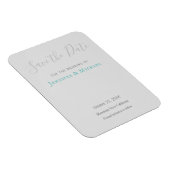 Huwelijksprofessioneel ontwerp modern bewaar de da magneet (Rechterzijde)